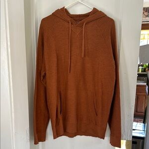 Cozy Brownish-Orange Sweater Hoodie